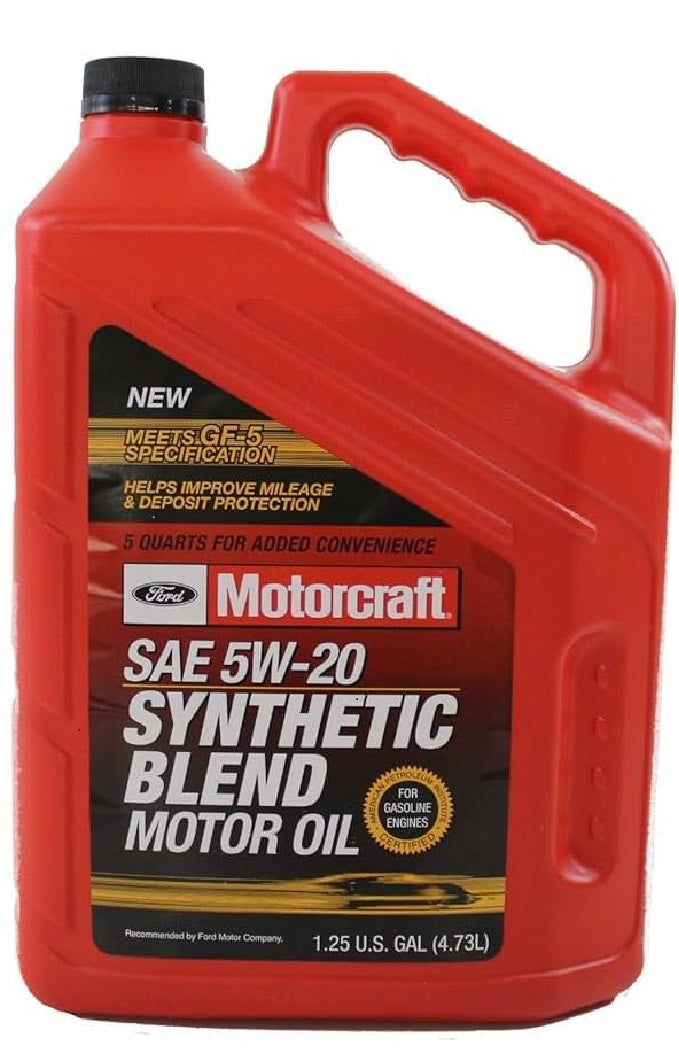 Motorcraft 5W-20 Synthetic Blend Motor Oil 5 QT