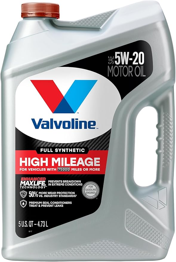 Aceite de motor totalmente sintético Valvoline 5W-20 de 5 cuartos de galón